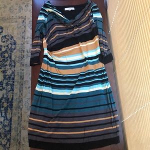 LOFT Striped Dress